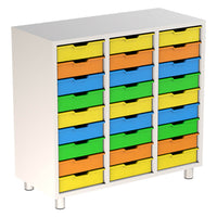 27 Plastik Çekmeceli Dolap