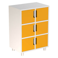 6 Kapaklı Dar Dolap