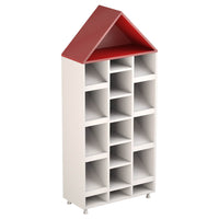 Çatılı Sergi Raf Dolap