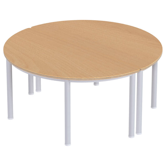 Daire Masa 2 Modül (120cm)