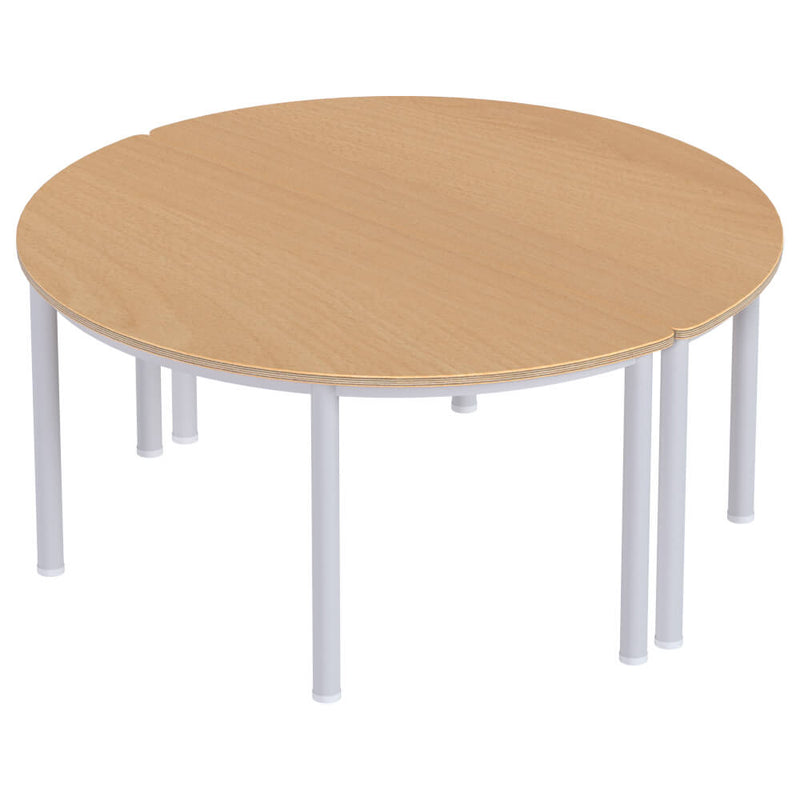 Daire Masa 2 Modül (120cm)