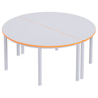 Daire Masa 2 Modül (120cm)