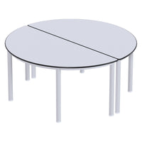 Daire Masa 2 Modül (120cm)