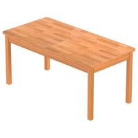 Dörtgen Modül Metal Ayaklı Masa