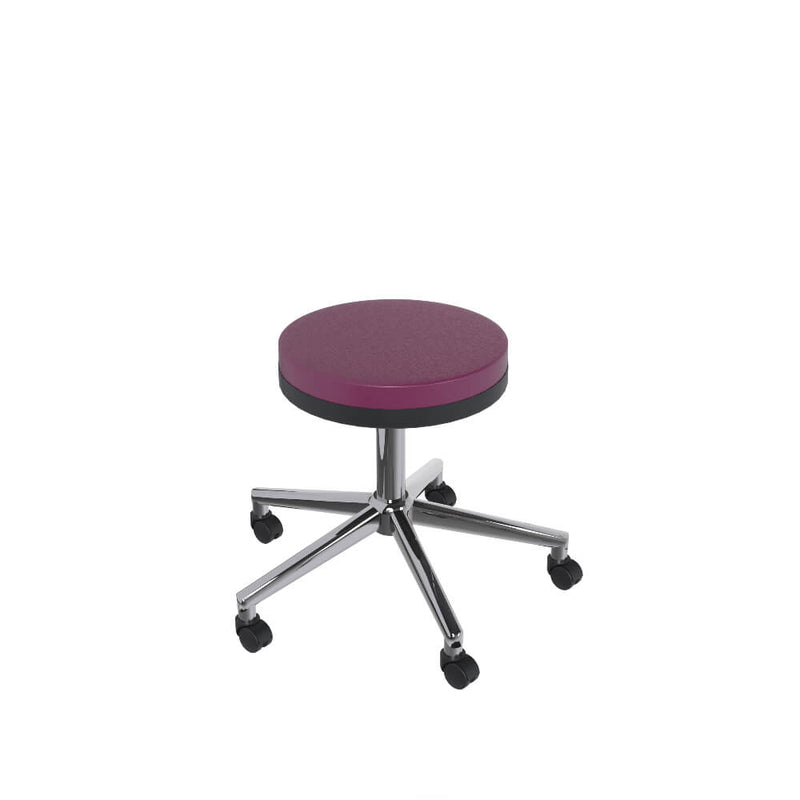 Soft Krom Tabure – Teker