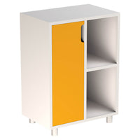 Tek Kapaklı 2 Raflı Dolap