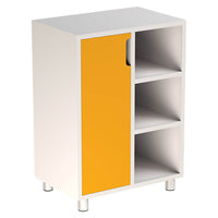 Tek Kapaklı 3 Raflı Dolap