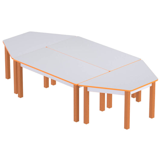 Ahşap Ayak Anaokulu Masası