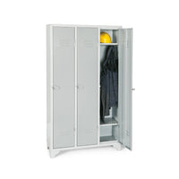 Üçlü Metal Soyunma Dolabı